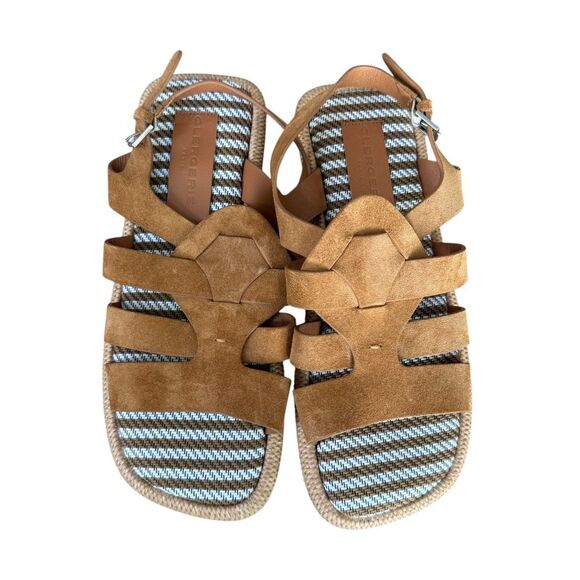 Clergerie Eilis Suede Sandals made in Portugal size 38.5/8US NWOB - Picture 5 of 7